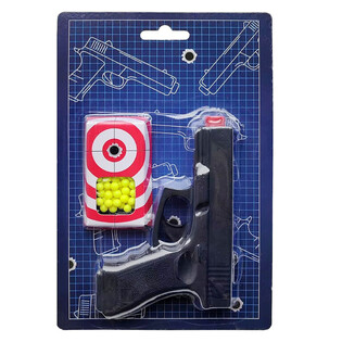 BB GUN 13CM ON CARD [ UNDER 0.08J ] (6pcs.)