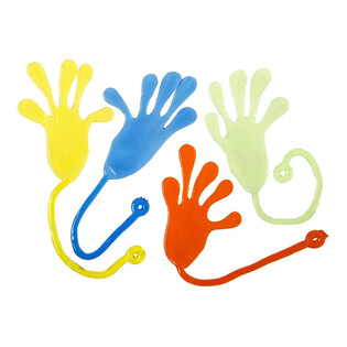 Sticky Hand on String - Mixed Colors (48 pcs.)