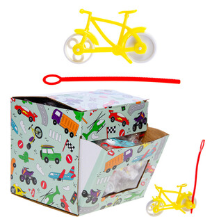 BICYCLE WITH PULL CORD - IN DISPLAY (56 pcs.)