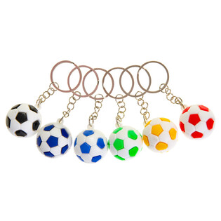 Football Keyrings - Mixed Colors (48 pcs.)