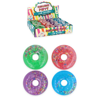 Putty Donuts in Display Box - Assorted Colors (24 pcs.)