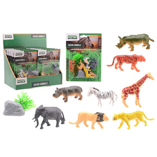 Animal World Safari Animals Playset (10-piece)