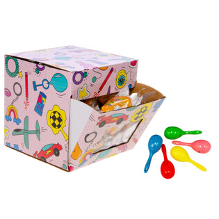 Small Maracas Mix - 60 Pieces in Display