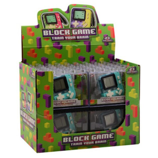 Block Game Console Handheld - Display Box (12 pcs)