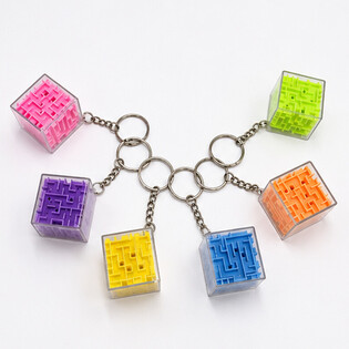 Cube Maze Game Keychain (48 pcs.)