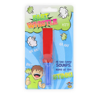 Fart Whistle - Fart Noise Whistle on Card (12 pieces)