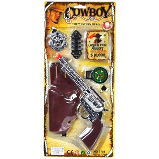 COWBOY SET ON CARD - MODEL 2 (4 pcs)