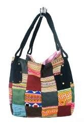 B-Fair Handmade Patchwork Bag Large Black (1 pc)