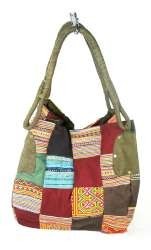 B-FAIR Patchwork Bag Large Green (1 pc)
