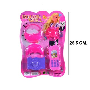 Beauty Girl Set on Card (6 pcs.)