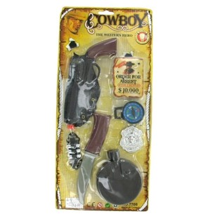 Cowboy Set on Card - Model 3 (6 pcs)