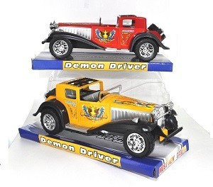 Vintage Oldtimer Toy Car on Blister 29 cm (2 pcs)