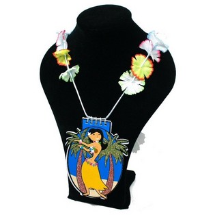 Hawaiian Flower Lei Garland with Notebook (24 pcs)