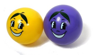 2 Funny Balls in Net (12 pcs.)