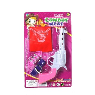 Girls Cowgirl Set with Light and Sound (6 pcs.)